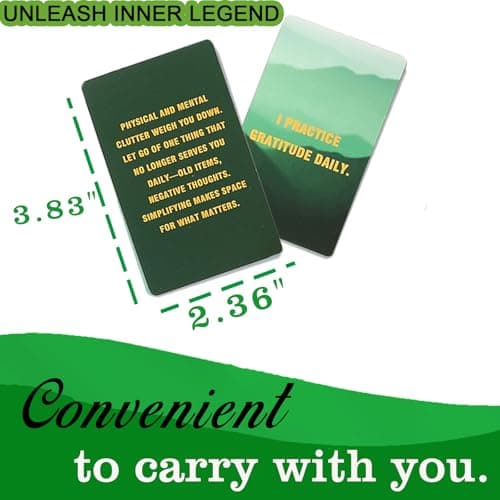 Motivation & Encouragement, Birthday, Christmas & Valentine's Day Gifts for Him, Boyfriend, Husband, Dad, Son, Boss & Friends Daily Affirmation Cards for Men - Meaningful Inspirational Gifts B0FLJG4FP7