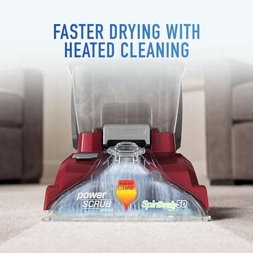 Hoover PowerScrub Deluxe Carpet Cleaner Machine for Carpet and Upholstery, Deep Cleaning Carpet Shampooer Machine with Multi-Purpose Tools, Pair Carpet Cleaner Solution