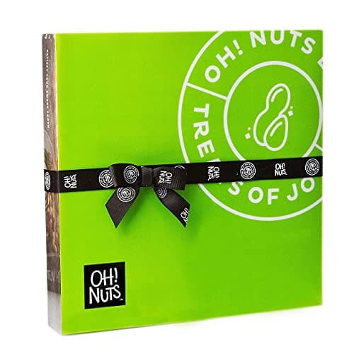 Oh! Nuts 9 Variety Nuts Gift Basket - Healthy Gift Baskets - Gourmet Assorted Nuts Tray - Gift Box for Holiday, Movie Night, Corporate, Families - Gift Ideas for Men and Women B075FWZKWS