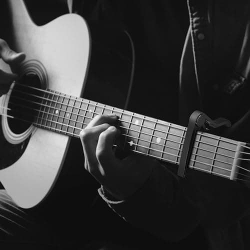 Guitar Capo, Capo for Acoustic Guitar 6 String and 12 String, Guitar Capo with Pick Holder and 5 Picks, Metal Capo for Ukulele, Mandolin, Banjo, and other String Instruments (Black)