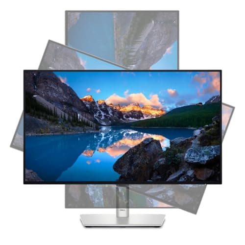 Dell U2424H UltraSharp 24 Inch FHD (1920x1080) Monitor, 120Hz, IPS, 5ms, 98% DCI-P3, 2X USB-C, 2X DisplayPort, HDMI, 3X USB, 3 Year Warranty, Silver
