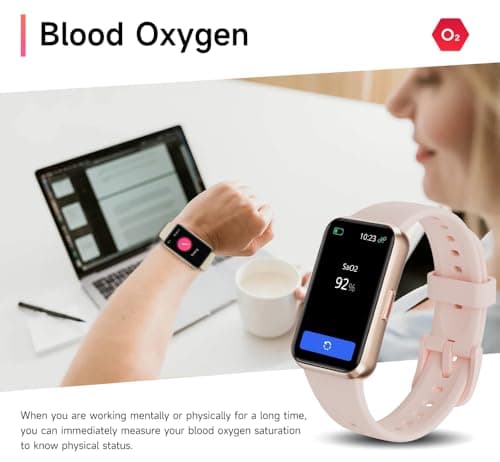 USMECBL Fitness Trackers,Blood Oxygen Heart Rate Sleep Monitor,Smart Band 24/7 Health Monitoring,Calorie Pedometer Steps Counter Activity watchs/Notifications for iOS/Android