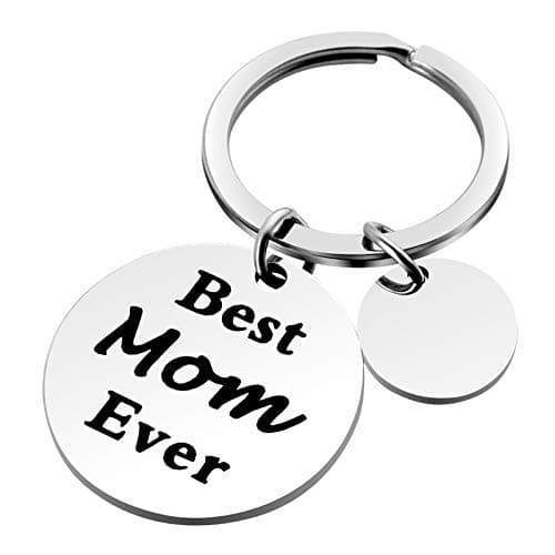Mothers Day Gifts, Mom Gifts from Daughter for Birthday, I'll Always Be Your Little Girl, You Will Always Be My World, Best Mom Ever Keychain for Valentines Day Christmas Stocking Stuffers