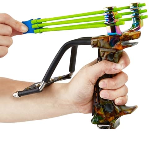 Stainless Hunting Slingshot High Velocity Catapult Slingshots Most Powerful Professional Outdoor Slingshots