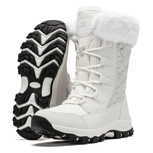 HOBIBEAR Girls Winter Snow Boots