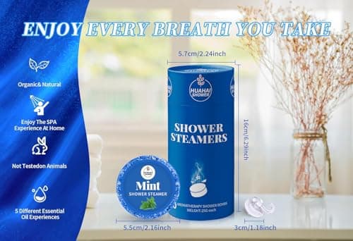 Luxury Home Spa Practical Gifts for Wife Mom Women Her, Christmas Stocking Stuffers, White Elephant, Self Care- Relaxation Steamers Aromatherapy 10 Pack, Gifts for Wife Christmas B0CBPJCZSJ