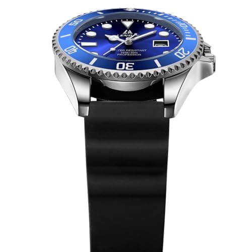 LN LENQIN Mens Watches Stainless Steel Waterproof Analog Quartz Watch for Men with Date Luminous Fashion Wristwatch