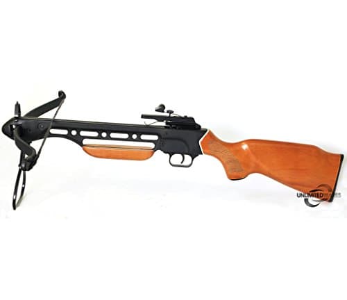 Snake Eye Tactical Heavy Duty Recurve Crossbow - 150 lbs, 210 FPS Hunting & Target Bow with Aluminum Barrel, and Fiberglass Limbs Ultra-Lightweight Hunting & Target Crossbow