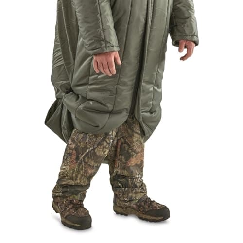 Guide Gear Sportsman’s Sleeping Bag with Arms for Adults Cold Weather, Hunting, Camping, Hiking Accessories