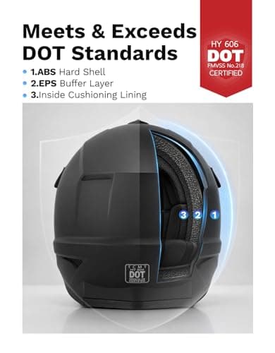 SLMOTO Youth ATV Helmet DOT Youth Kids Motocross Offroad Street Dirt Bike Helmet Motorcycle ATV Full Face Helmet with Goggles Gloves, Matte Black Small