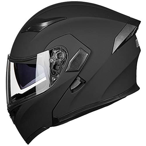 ILM Motorcycle Dual Visor Flip up Modular Full Face Helmet DOT Model 902/902L