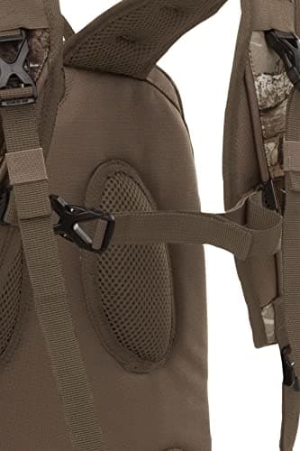 Timber Hawk Big Basin Camouflage Hunting Day Pack Backpack with Quiet Cloth Technology (Realtree Edge Camo)