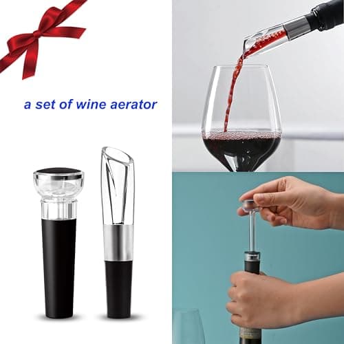 Electric Wine Chiller, Single Bottle Cooler for 750ml Wine or Some Champagne,Stainless Steel Iceless Cooler Keep Cold Up to 24h,Kitchen,Bar and RV Vino Accessory,Gift for Vino Lover