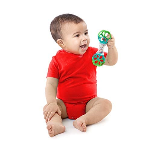 Bright Starts Oball Shaker Rattle Toy, Ages Newborn Plus B008J1QP7Y