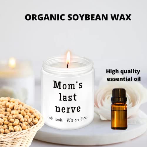 Lacrima Gifts for Mom - Birthday Gifts for Mom from Daughter Son, Lavender Candle