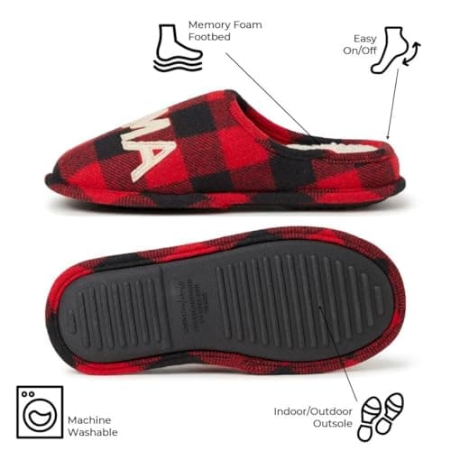 Dearfoams Women's Mama Bear Matching Family Gifts for Mom Clog