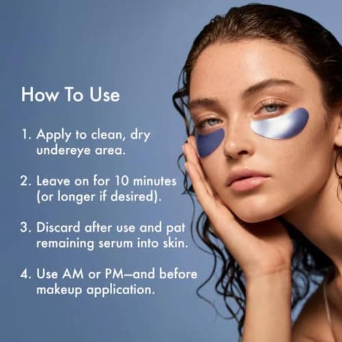 Summer Fridays Jet Lag Hydrating Eye Patches - De-puffing Hydrogel Under Eye Masks with Hyaluronic Acid, Caffeine + Peptides - Soothing + Refreshing At-Home + Travel Skin Care (6 Pairs) B0F19YY96Z