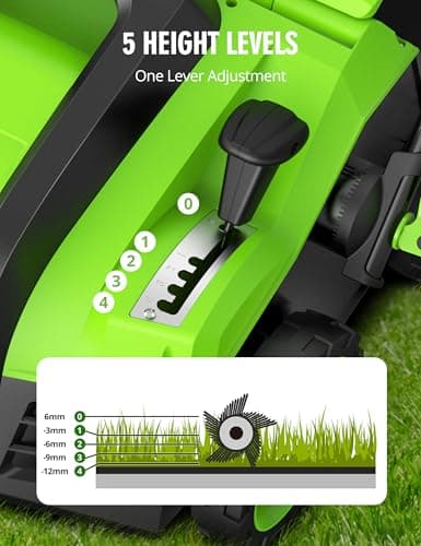 SWIPESMITH 16” Artificial Turf Vacuum,1800w Grass Sweeper 15 Amp Lawn Sweeper Yard Power Brush with 45L Removable Leaf Collection Bag, Quick-Fold, Keeps Clear Sweepy Box