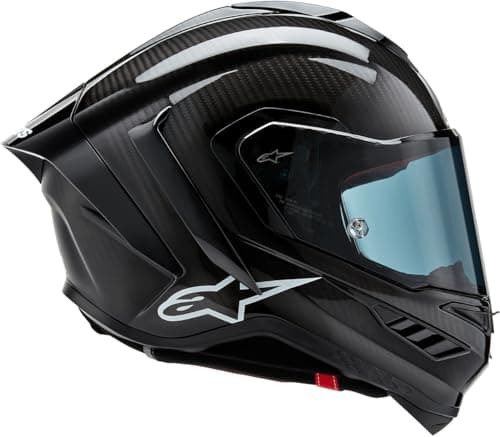 Alpinestars Supertech R10 Solid Helmet, Carbon Shell, CE-Certified, Advanced Ventilation & Fit