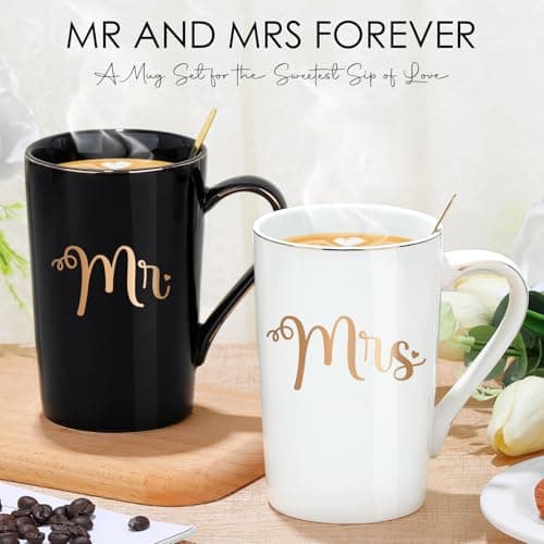 Wedding Gifts for Couples 2026 Bridal Shower Gift for Bride To Be Engagement Gifts for Couples Newlyweds His and Hers Mr and Mrs Gift for Anniversary Marriage Matching Couple Stuff Basket with Aprons B0FDWQF2FW
