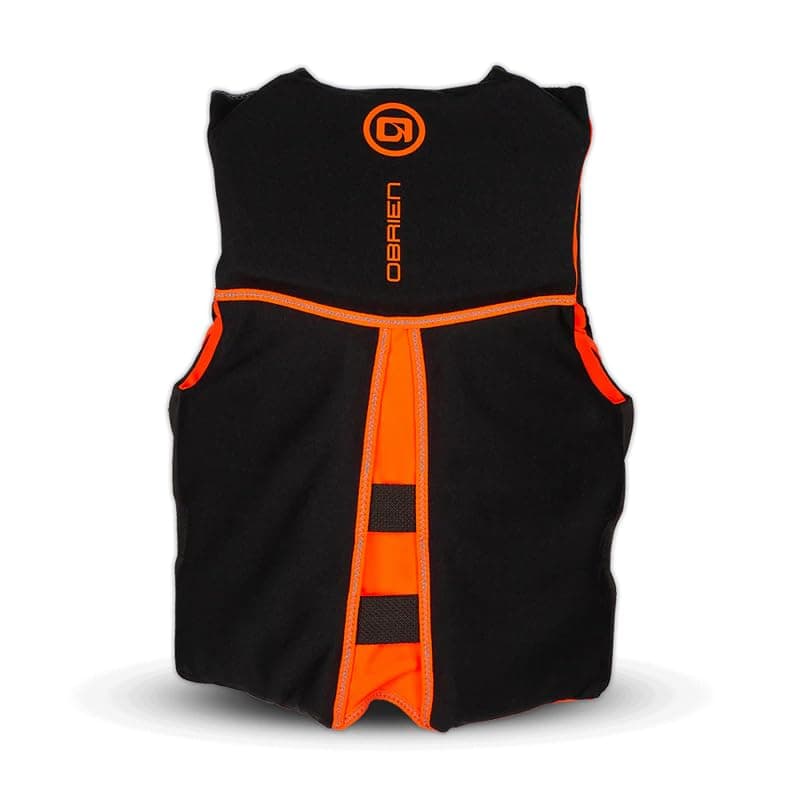 O'Brien Flex V-Back Life Jacket – Coast Guard Approved Adult Life Vest with Flex Fit Design, Lightweight Foam & Front Zip Closure for Watersports, Boating, and Jet Skiing