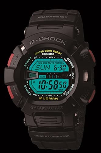 Casio G-Shock Mudman Super Dual Illuminator Men's Quartz 52mm Digital Watch G9000-1V