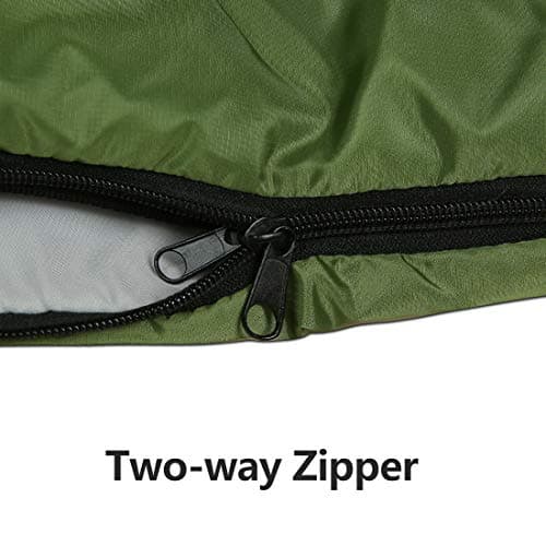 3-4 Season Sleeping Bag for Adults & Kids, Lightweight Warm Cold Weather Camping Bag with Waterproof Compression Sack – Portable for Hiking, Backpacking, Traveling & Outdoor Adventures