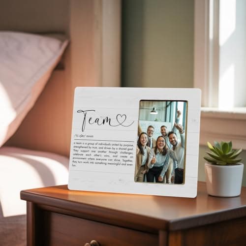 Team Definition Gifts Picture Frame, Best Team Ever Gifts Picture Frame for Employees Coworker Colleage B0FQ3VZXW9