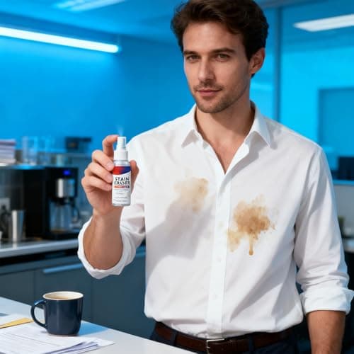 Clothing Stain Remover Spray, 120ml Clothes Cleaning Spray Shirt Stain Cleaner, for Laundry Home Shower Dormitory Travel Bathroom Carpet Couch Sweater