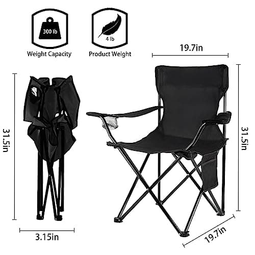 Damei century Folding Camping Chairs- Lightweight, Portable Chair for Beach, Lawn, Outdoor Sports