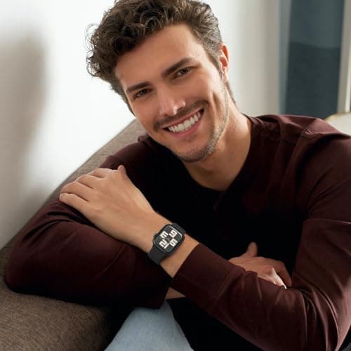 Sport Band Compatible with Apple Watch Band 44mm 45mm 46mm 40mm 42mm 38mm 41mm 49mm, Soft Silicone Waterproof Replacement Strap for iWatch Watch Series 11 10 9 8 7 6 5 4 3 2 1 SE Ultra Women Men