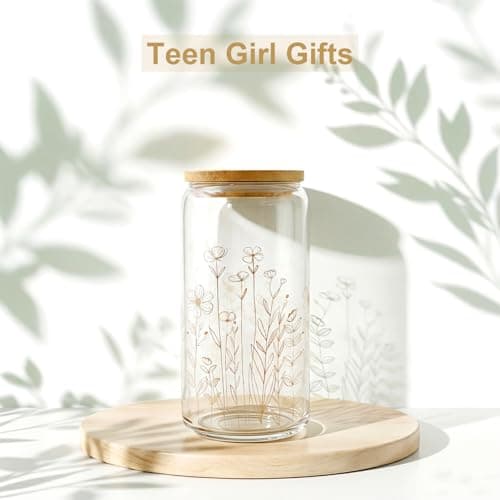 Christmas Gift for Teen Girls, Capybara Birthday Gift for Teenage, Tween, Daughter, Sister, Best Friend w Glass Cup MHSMHL Gift Baskets for Women, Teen Girl Gifts Trendy Stuff B0GLFNF9XR