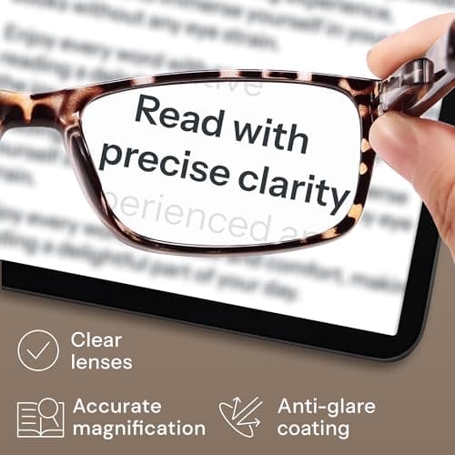 Gaoye 2.0 Professional Reading Glasses for Women for All Day - Computer Readers with Blue Light Protection - Value Pack