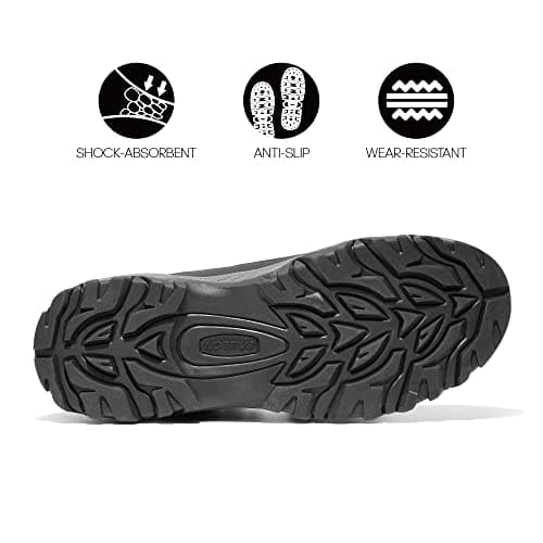 NORTIV 8 Waterproof Steel Toe Boots for Men Slip Resistant Safety Industrial Boots Paladin-Steel