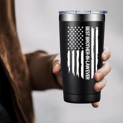 Brother In Law Gifts - Christmas, Birthday, Fathers Day, Gifts for Brother In Law - Cool Brothers In Laws Gift From Sister - 20oz Tumbler