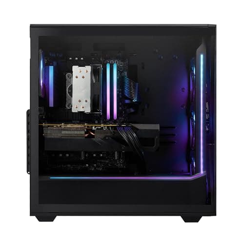 iBUYPOWER Slate Gaming PC Desktop Intel Core Ultra 7 265F CPU, NVIDIA GeForce RTX 5060 8GB GPU, 32GB DDR5 RGB 5200MHz RAM, 1TB NVMe SSD, Windows 11 Home, Computer w/Keyboard and Mouse - SBI7N5603