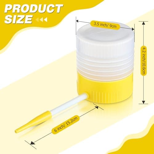 Qualirey 2 Pack Diatomaceous Earth Powder Duster with 6 Inch Extension Nozzle, Diatomaceous Earth Powder Duster for Pest Control, Powder Sprayer for Indoor and Outdoor Use