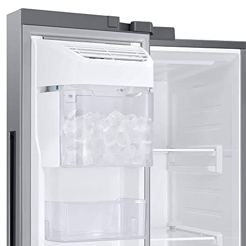 Samsung 28 cu. ft. Smart Side-by-Side Refrigerator with Large Capacity, Stainless Steel, RS28A500ASR/AA