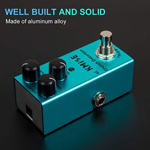 Kmise Crunch Distortion Electric Guitar Effects Pedal Mini Single Type DC 9V True Bypass
