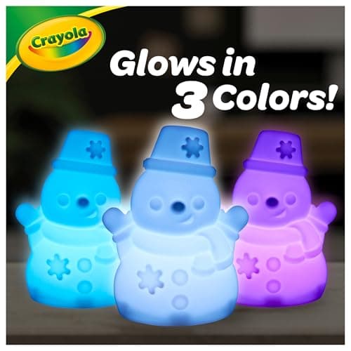 Crayola Light-Ups - Snowman, Light Up Snowman Toy, Christmas Gift for Grandkids & Kids, Reusable Coloring Craft Toy, Decoration for Indoors, Stocking Stuffers B0CRBKBZNH