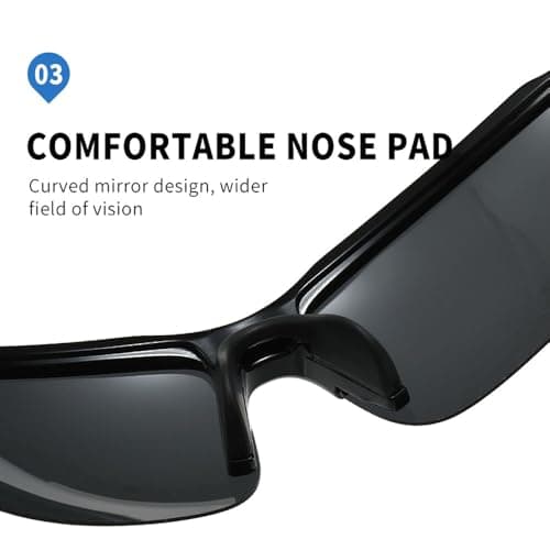 Sports Sunglasses for Men & Women - UV400 Protection, Night Driving, Cycling, Running, Outdoor Activities