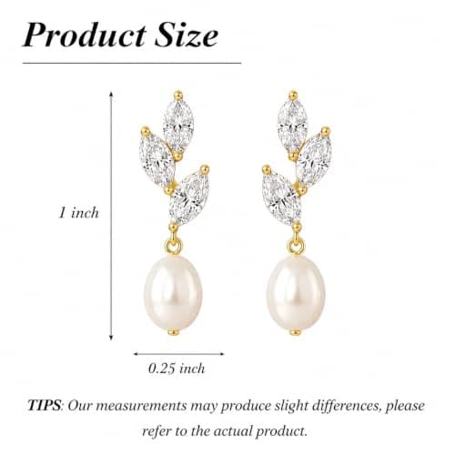 Bridesmaid Earrings Set of 4/6/8, Bridesmaid Proposal Gifts, Gold Knot Pearl Drop Earring with Proposal Cards,Ready to Gift Bridal Party Jewelry for Bridesmaids, Maid of Honor, Wedding Thank You Gift B0GKNZK8N2