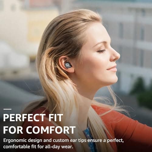 TOZO NC9 Hybrid Active Noise Cancelling Wireless Earbuds, 6 Mics ENC Clear Call, IPX8 Waterproof, in Ear Bluetooth 5.3 Headphones Stereo Bass Ear Buds 59H Playtime with LED Display 32 EQs via APP