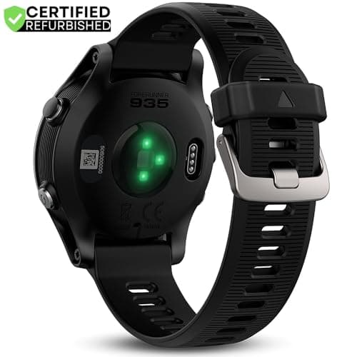 Garmin 010-N1746-00 Forerunner 935 GPS Watch, Multisport, Altimeter, Battery, Black (Renewed) Bundle with 2 YR CPS Enhanced Protection Pack