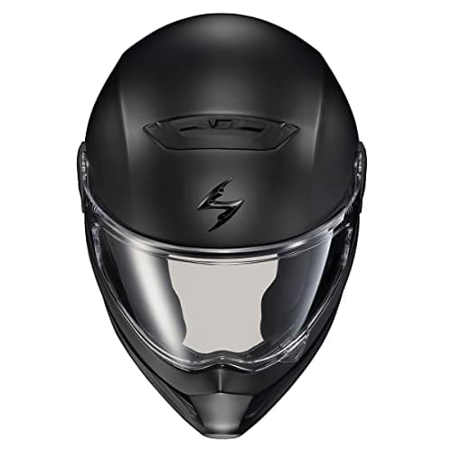 ScorpionEXO Covert FX Full Face Adult Motorcycle Helmet Street Fighter Style - Bluetooth Ready Speaker Pockets DOT ECE Solid (Matte Black - Medium)