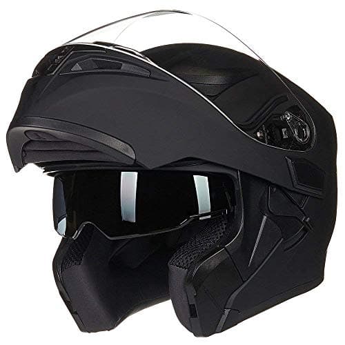 ILM Motorcycle Dual Visor Flip up Modular Full Face Helmet DOT Model 902/902L