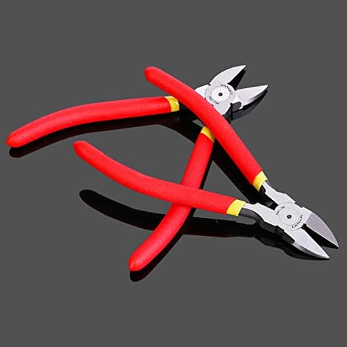Ultra Sharp | Longer Cutting Edge | Powerful Pliers | Ideal for Cables, Wires, Zip Ties, Electrical & Most Cut Needs MONVICT 2 Pack 6 inch Wire Cutters Precision Flush Side Cutters B0B461286T