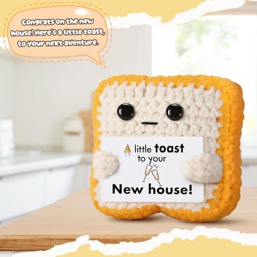 House Warming Gifts New Home, “A Little Toast to Your New House” Housewarming Gifts for Women Men Friend Family Couple, New Homeowner - Closing Presents for Home Buyers - First Apartment Essentials
