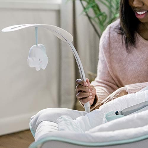 Ingenuity Keep Cozy 3-in-1 Grow with Me Vibrating Baby Bouncer, Seat & Infant to Toddler Rocker, Vibrations & -Toy Bar, 0-30 Months Up to 40 lbs (Weaver)
