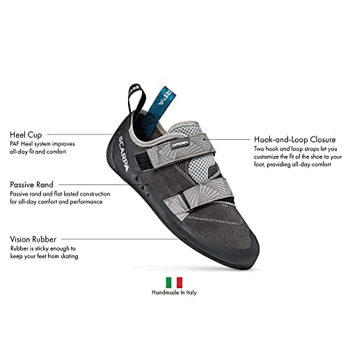 SCARPA Men's Origin Rock Climbing Shoes for Gym and Sport Climbing